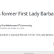 Illustration for article titled I Have Reason to Believe Barbara Bush Is Four Feet Tallem/em